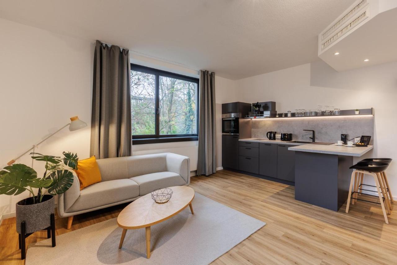 Glueck Auf Appartements Dueppelstrasse 오버하우젠 외부 사진